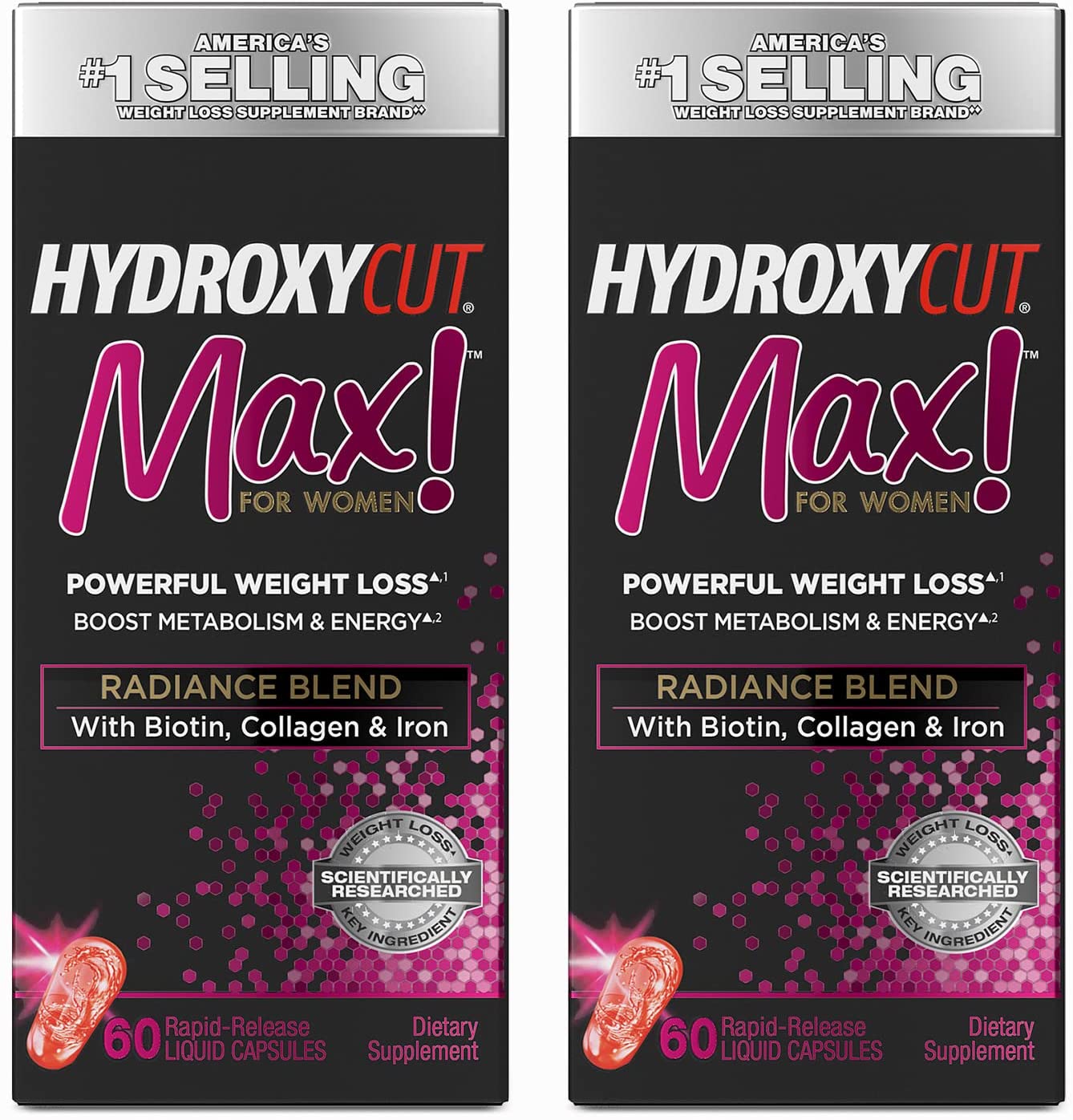 Hydroxycut Max Weight Loss Supplement Pills USA