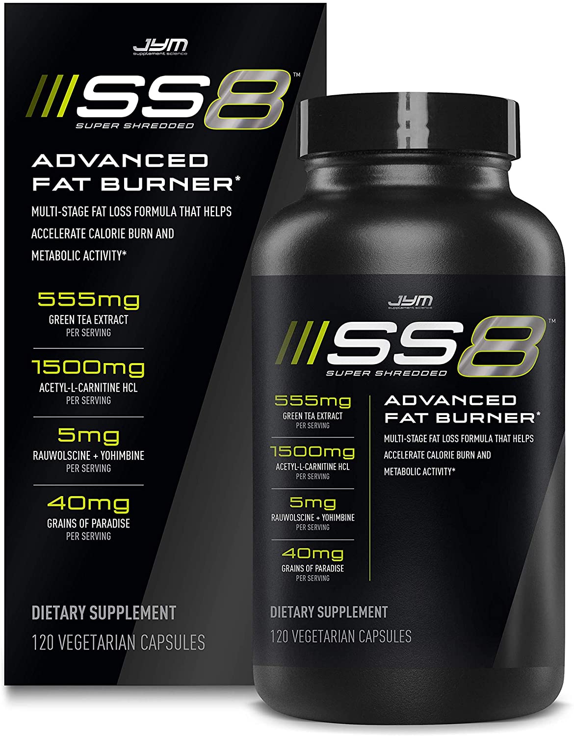 Jym SS8 Super Shredded 8 Advanced Fat Burner USA